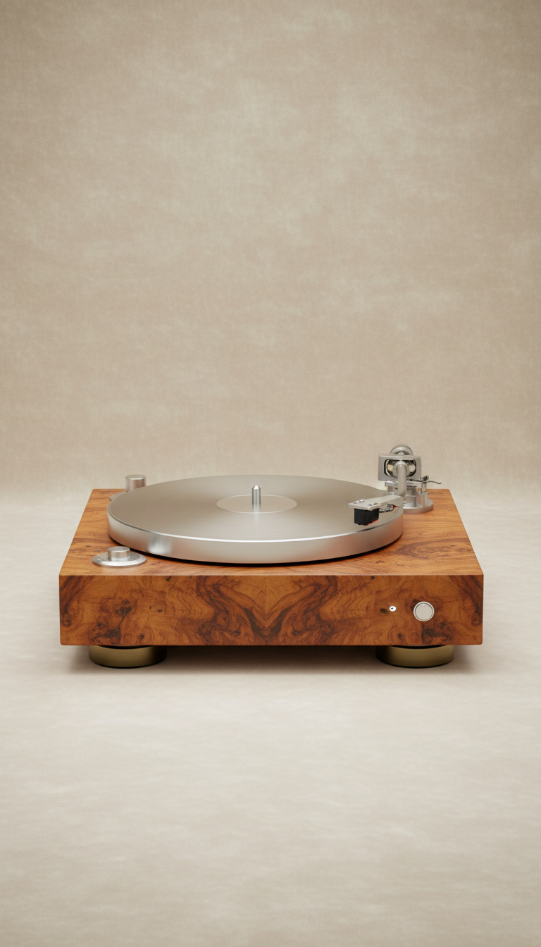 Precision Turntable with Cocobolo Plinth