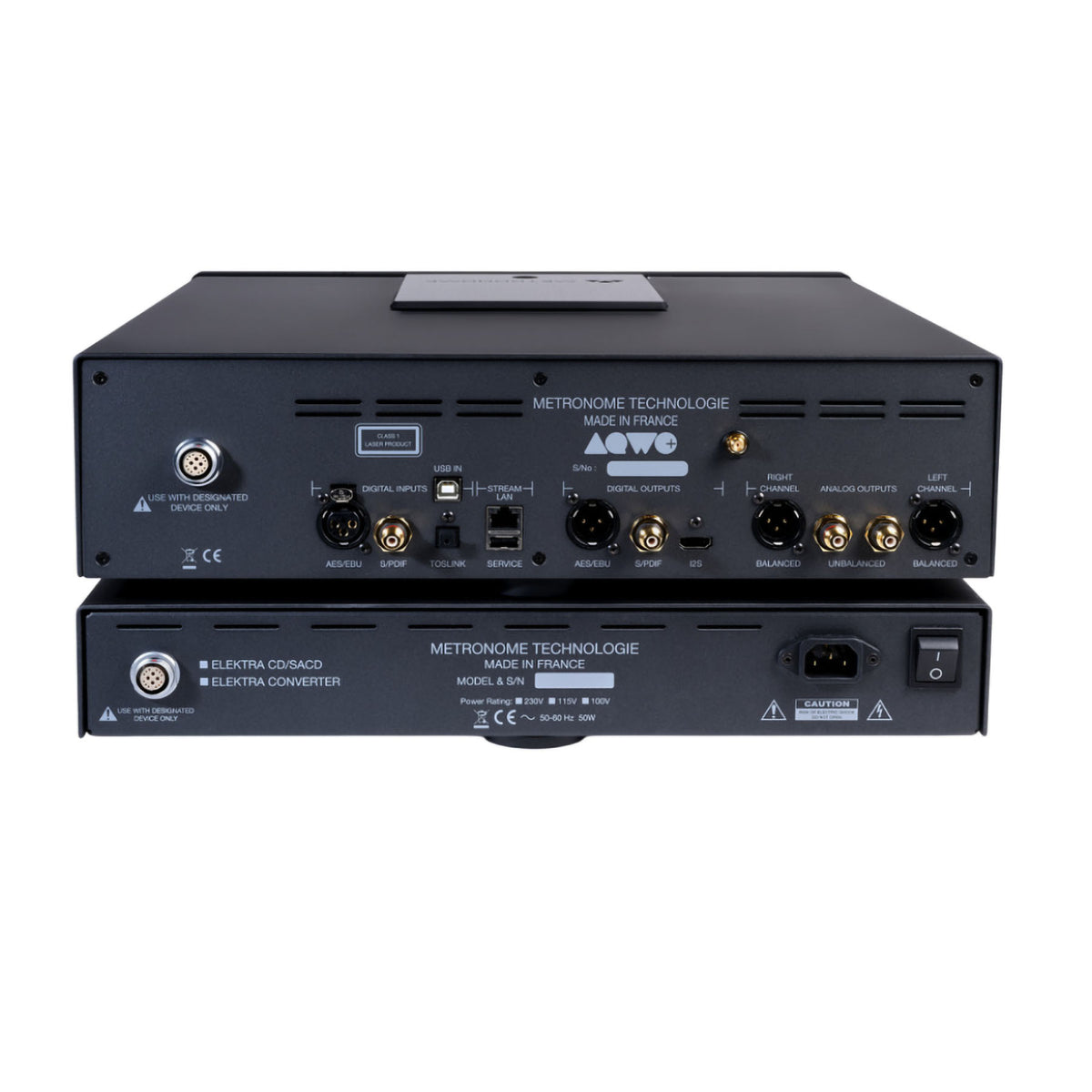 Métronome AQWO 2+ Hybrid DAC + SACD/CD + Streamer + Separate Power Supply