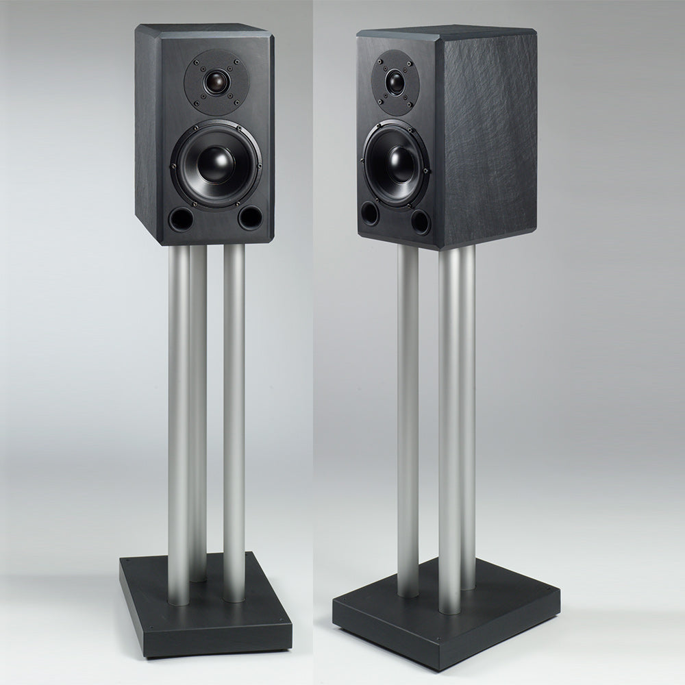 Fischer & Fischer 2-Way Single Wire Stand Mount Natural Slate Loudspeaker