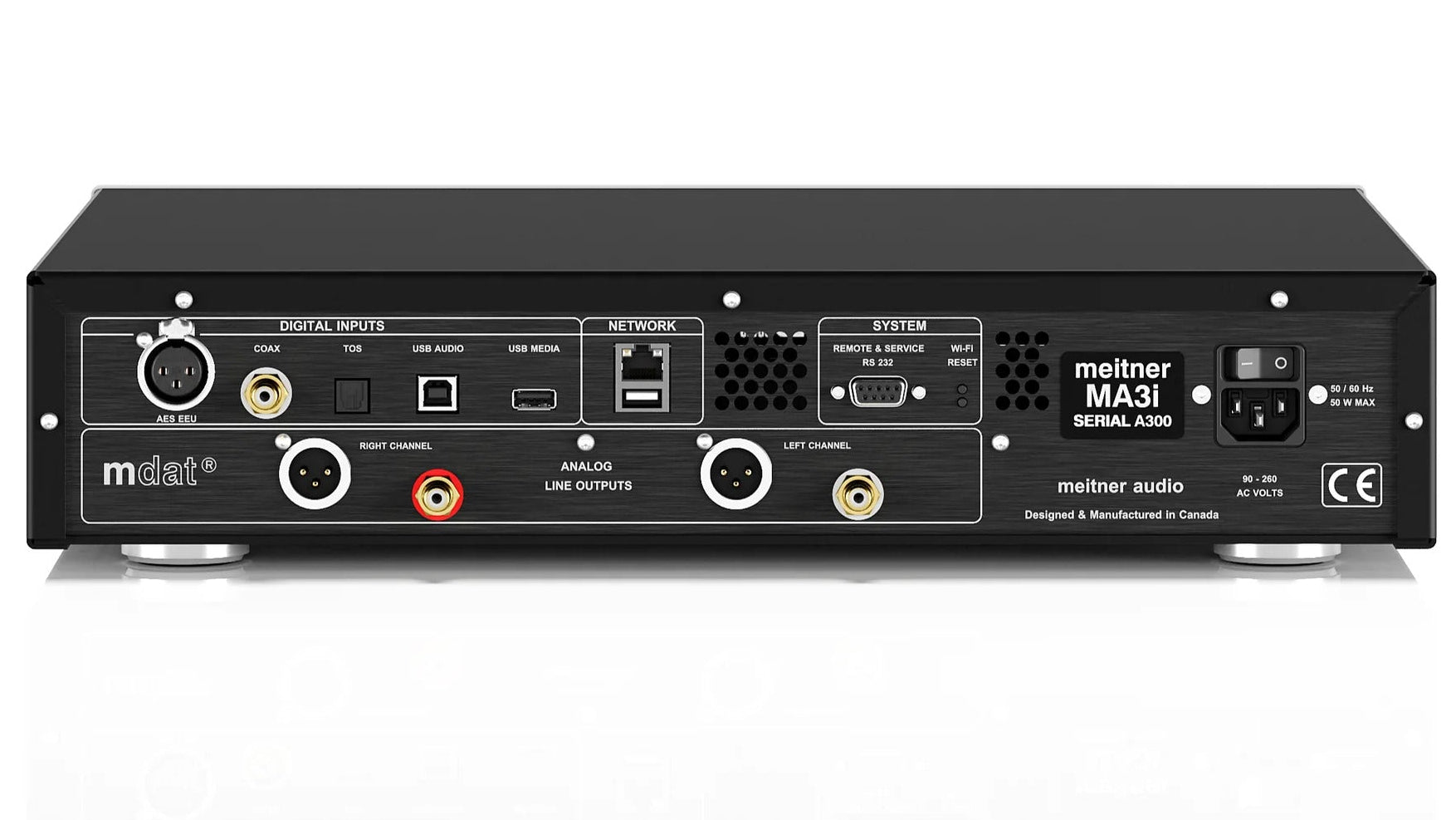 EMM Labs/Meitner Audio MA3i 2 Channel DAC with USB, Streamer & Volume Control