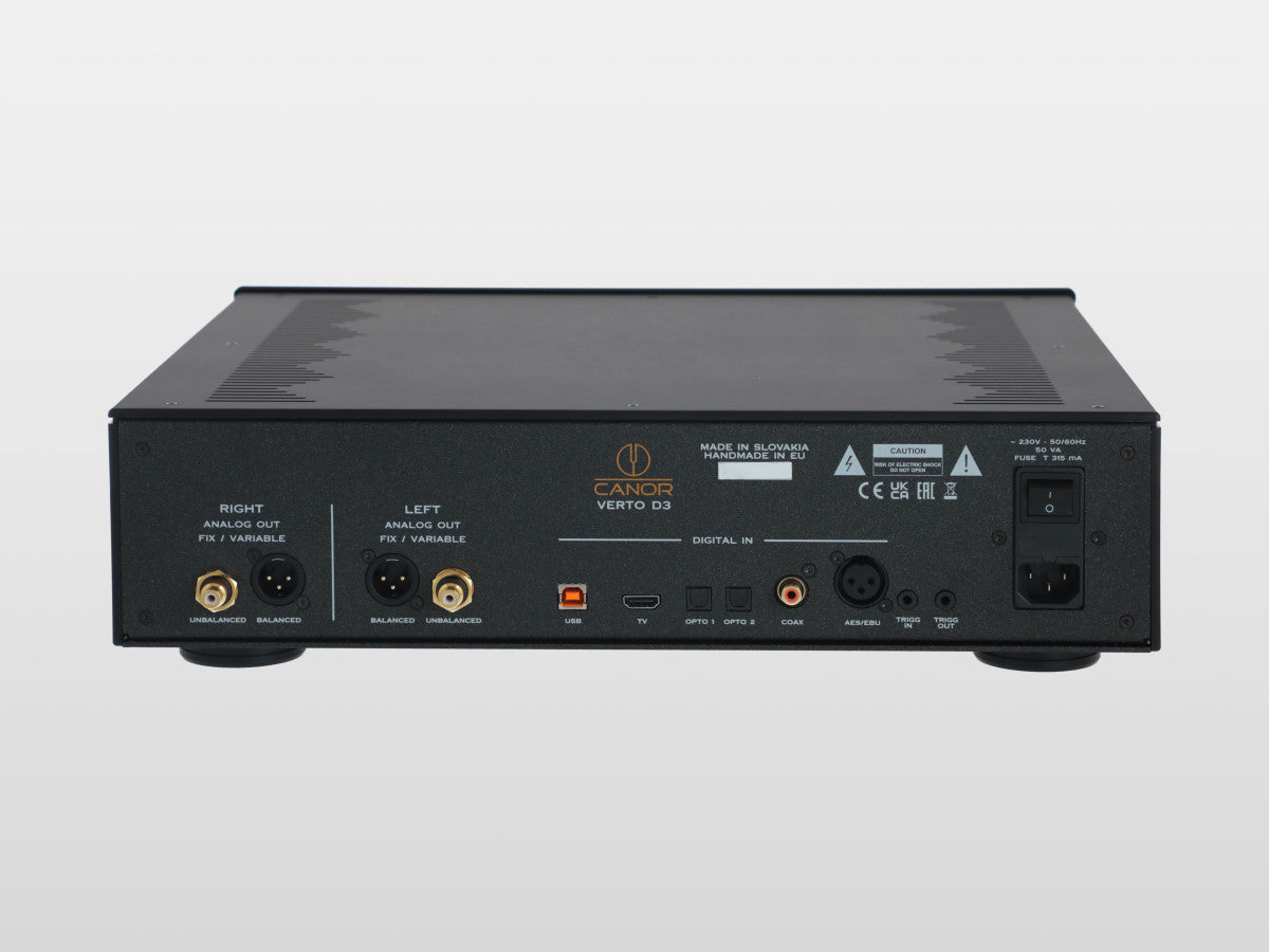 Canor Verto D3 Tube DAC, Performance Line