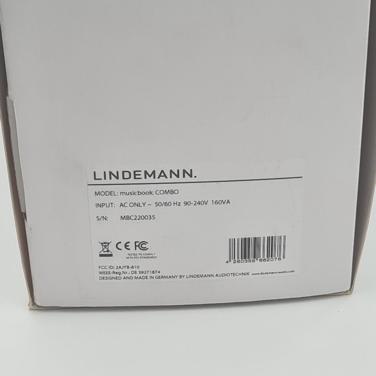 Lindemann Musicbook Combo Streaming Integrated Amplifier (Pre-Owned) - actual unit