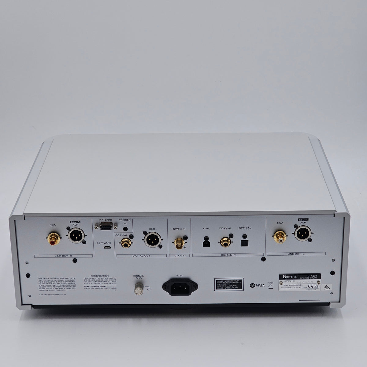 Esoteric K-05XD SACD / CD Player (Consignment Sale)