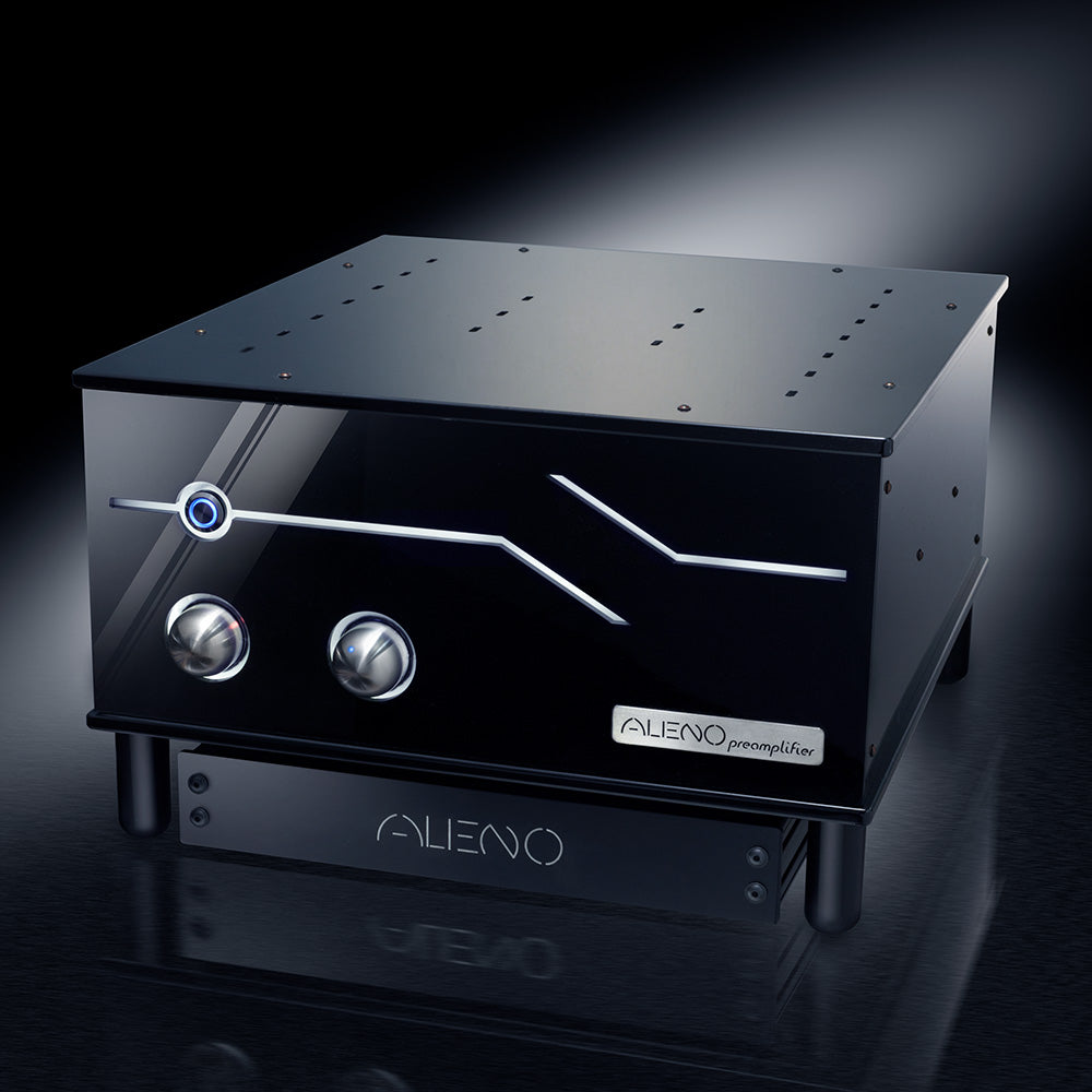 Alieno Line Stage Preamplifier MKII (ECC82-6H30), twin chassis with lithium battery power supply