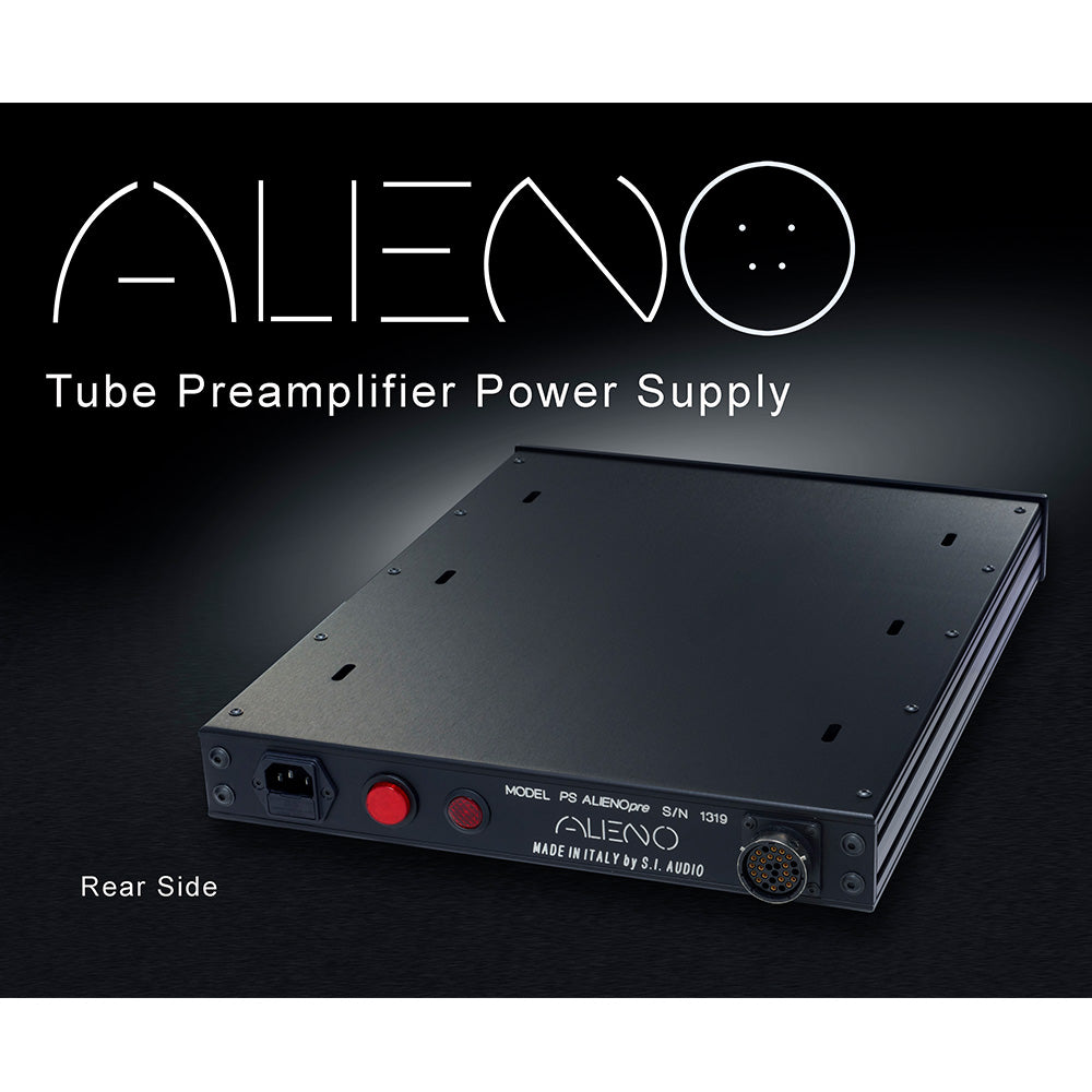 Alieno Line Stage Preamplifier MKII (ECC82-6H30), twin chassis with lithium battery power supply