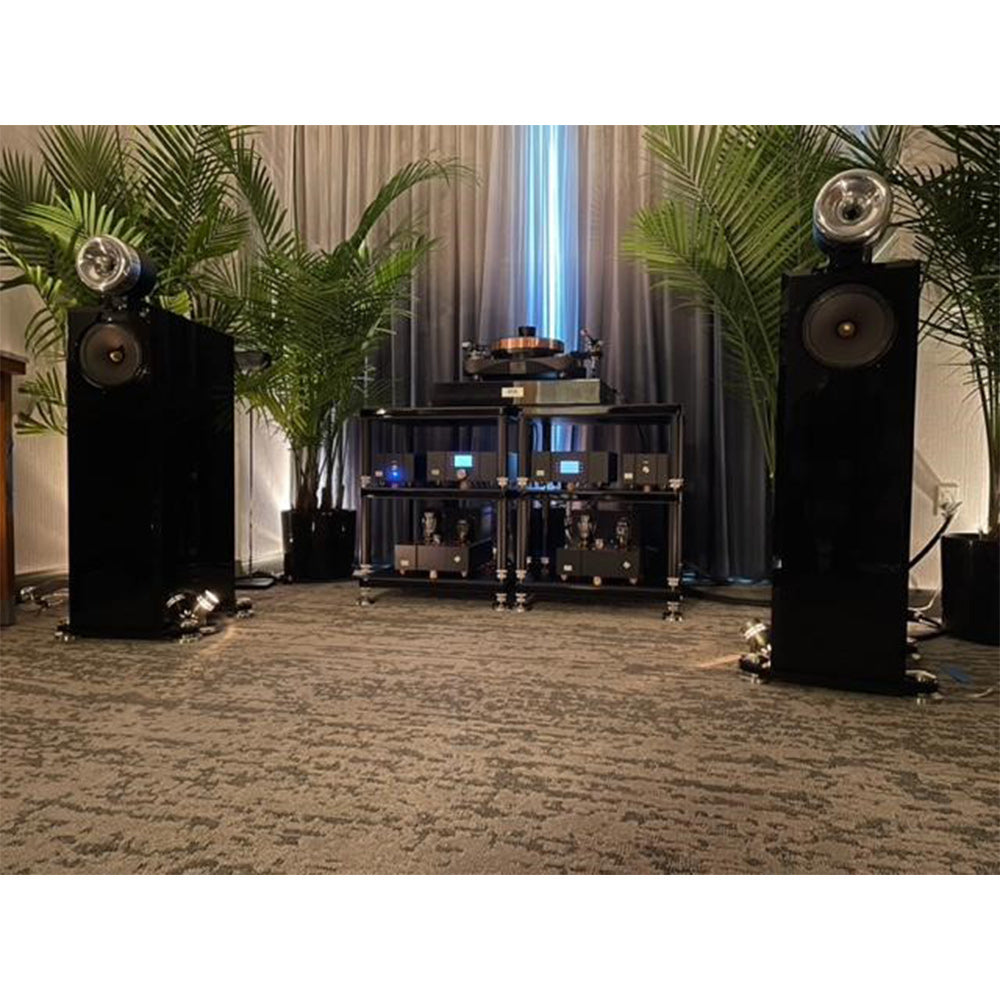 Cessaro Horn Acoustics Opus-1 Horn Loaded 2-Way Speaker System with Level Adjust & Feet