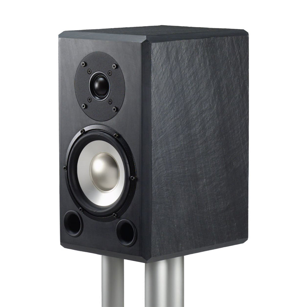 Fischer & Fischer 2-Way Single Wire Stand Mount Natural Slate Loudspeaker