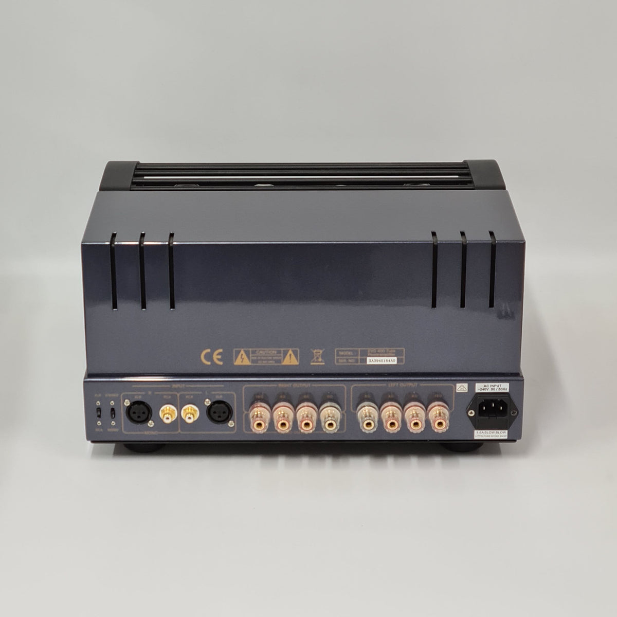 PrimaLuna EVO 400 Tube Power Amplifier Black (EL34, Traded-In) - actual unit