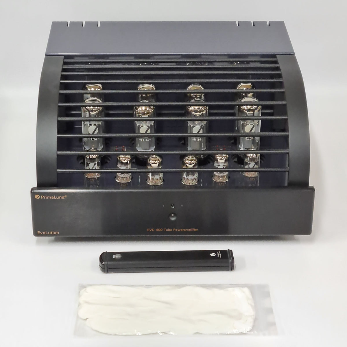 PrimaLuna EVO 400 Tube Power Amplifier Black (EL34, Traded-In) - actual unit
