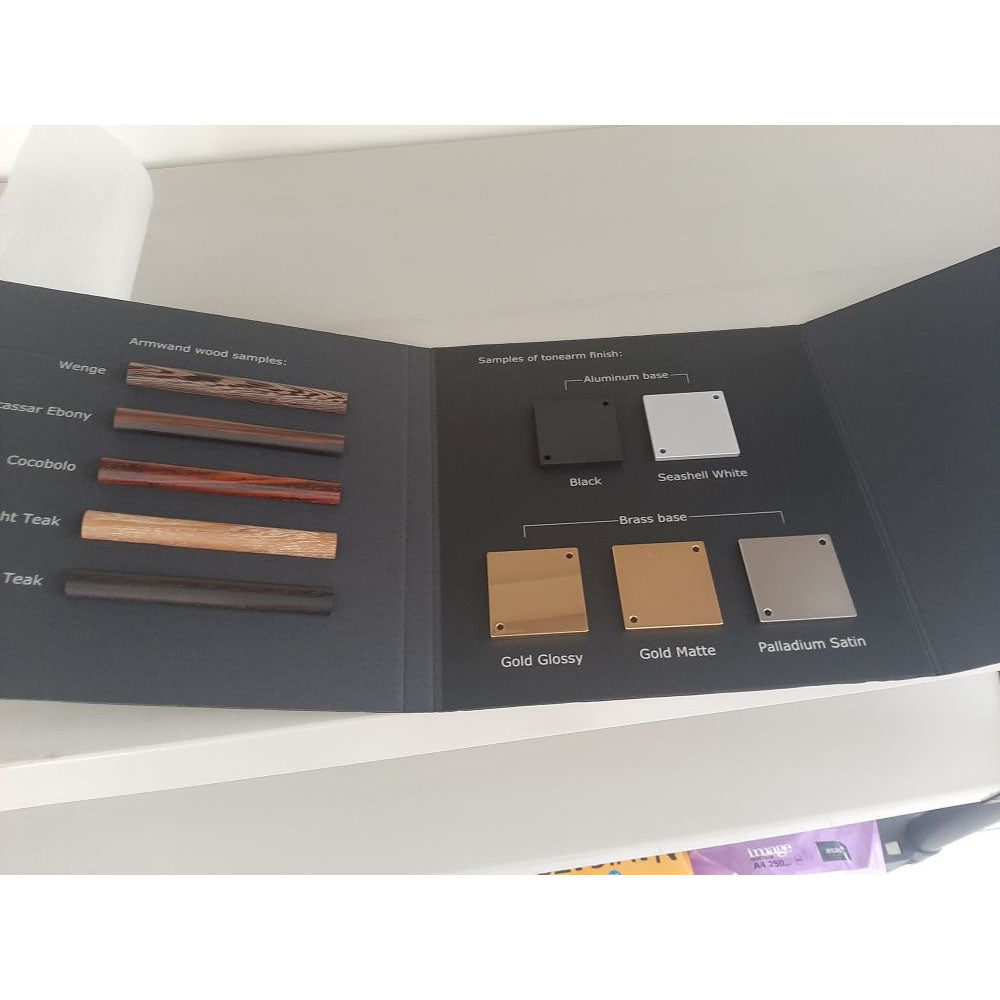 Reed Sample Book of Armwand Woods & Finishes