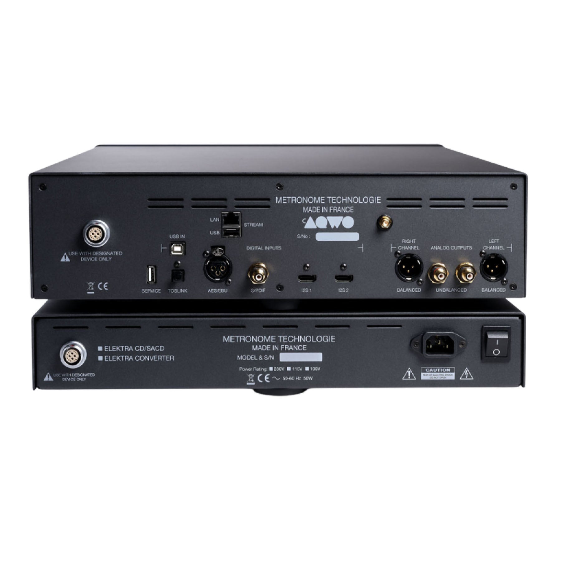 Métronome c/AQWO 2 DSD DAC + Separate Power Supply