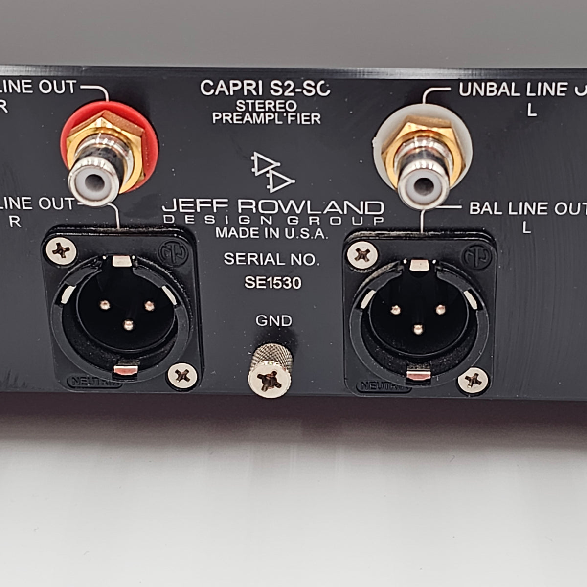 Jeff Rowland Capri S2-SC Preamplifier (Ex-Demo)
