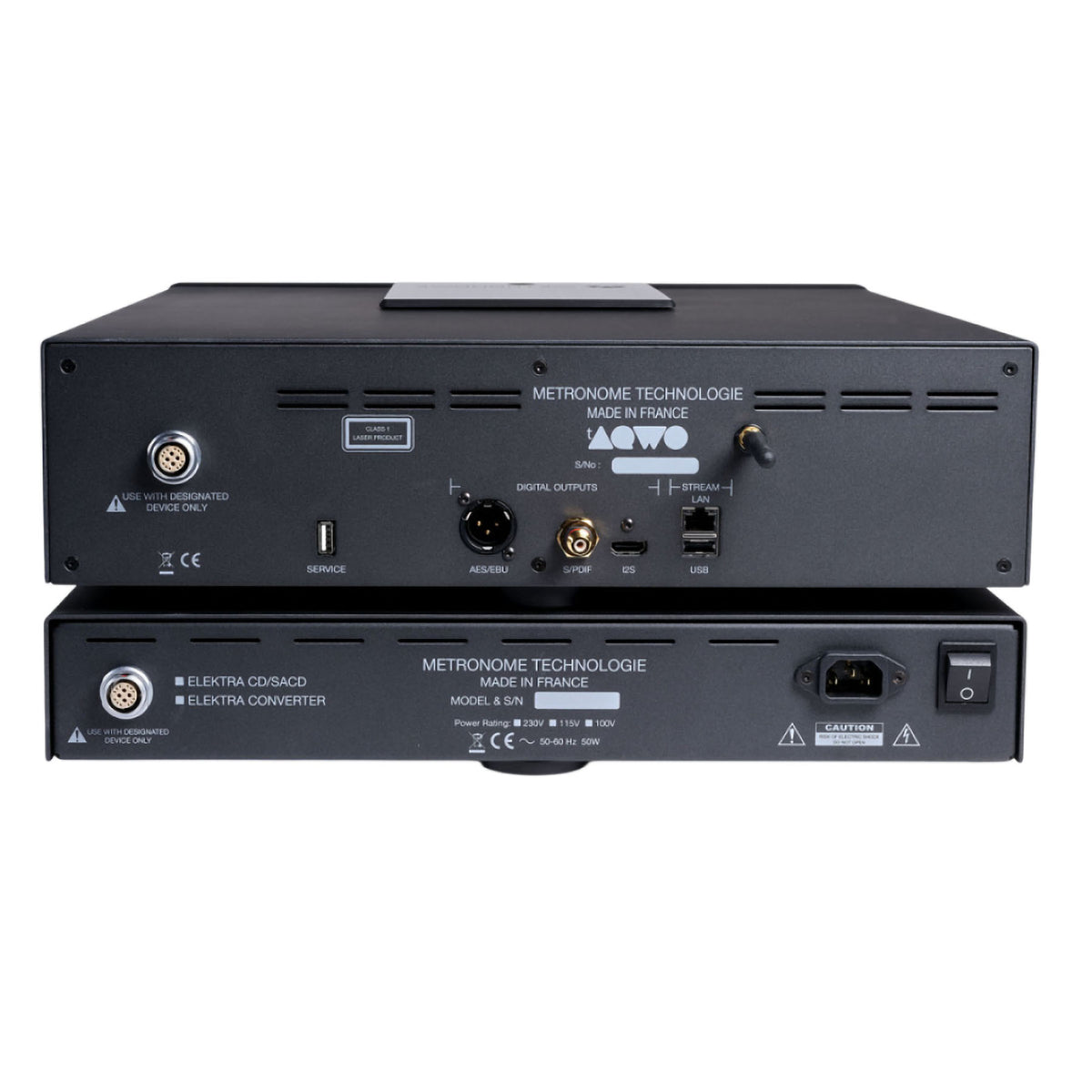 Métronome t/AQWO 2 SACD/CD Transport + Separate Power Supply "Elektra"